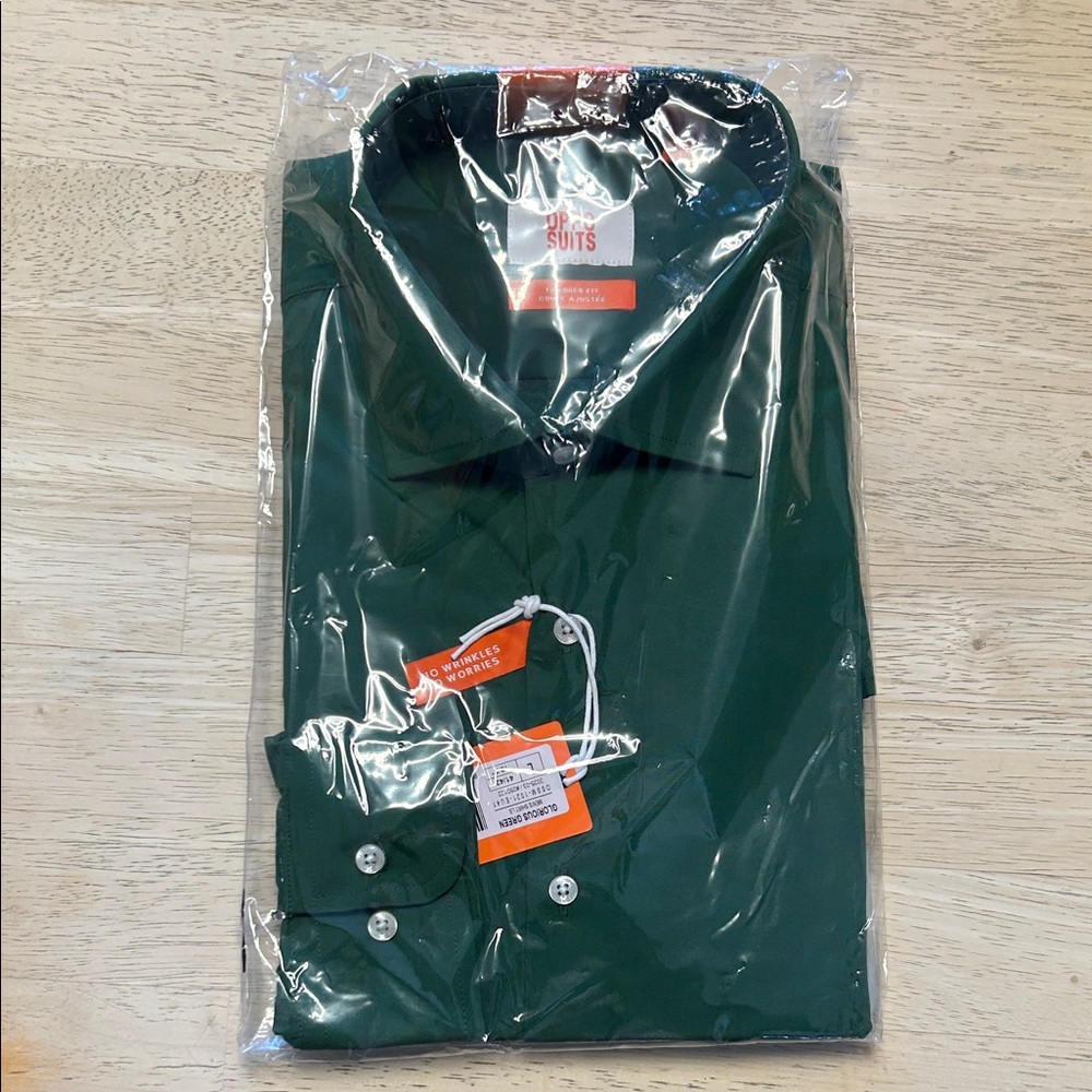 OppoSuits Dark Green Casual Button Down Shirt